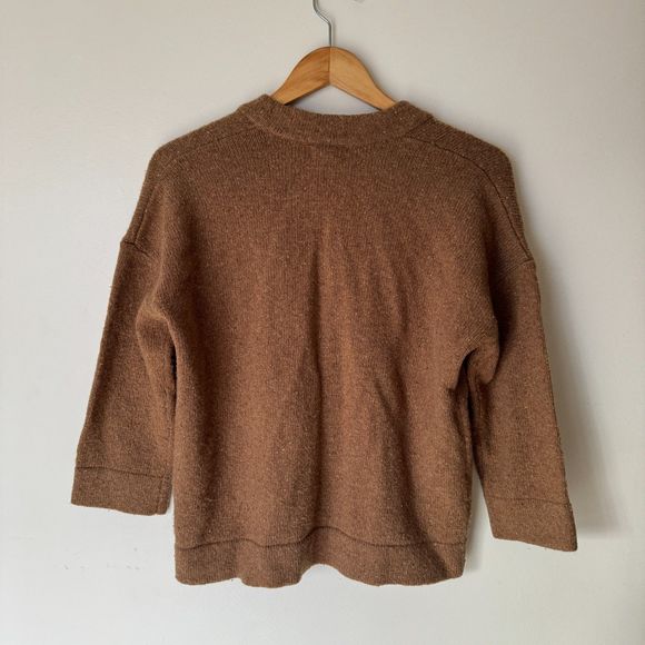 Land's End Canvas Lambswool Boyfriend Cardigan - Picture 12 of 15